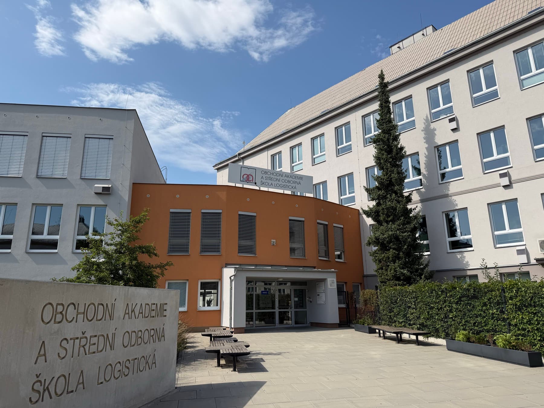 Web Obchodní akademie Opava